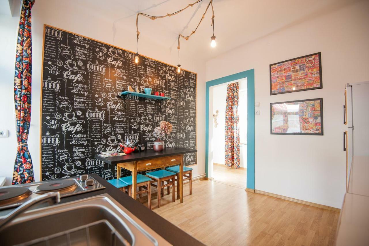 Spacious Stylish Apartment In Old Town Sibiu Eksteriør billede